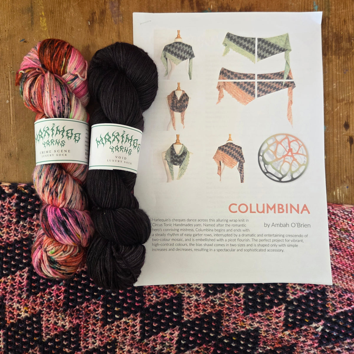 Columbina Pattern Columbina Wrap Kit – Maximoo Yarns